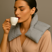 Kozi Shoulder Wraps Warm & Cooling Herbal Comforting for Muscle Pain and Tension Relief